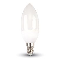产品图片 1: V-TAC 3.7W LED Bulb E14 Candle 4000K