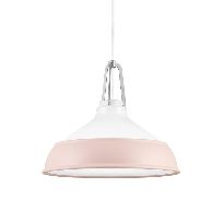 Product image 1: Worker Round Pendant Ø400, 1000 lm, Dusty Pink, 830, MP+BV