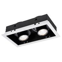 Product image 1: NLED5822C 2×12W 24°3500K 双头通用型格栅射灯