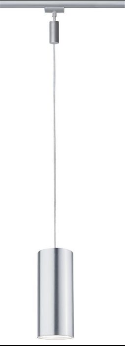 Produktbild 1: URail, LED Pendel, 1x6W, Barrel 230V, Chrom matt / Alu eloxiert