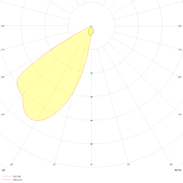 Wall Light REC EYE GLASS S - WW