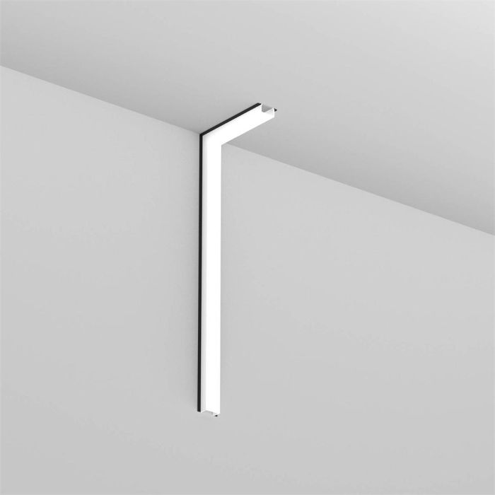 Produktbild 1: p.thirty recessed L-Seg.ver. black U 15mm