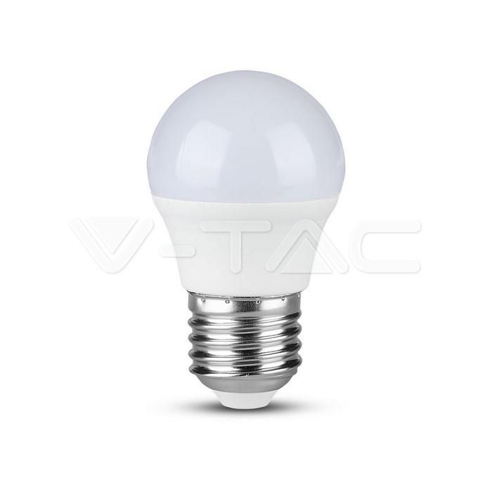 Product image 1: V-TAC LED Bulb - SAMSUNG CHIP 6.5W E27 G45 Plastic 6500K