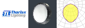 Curva Polar: Cobalt LED - Satin Plain - 16W - 4000K