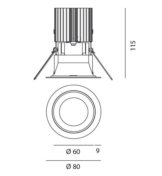 Product image 2: EVERYTHING 35 ROUND 24° CORNICE BIANCA 3000K