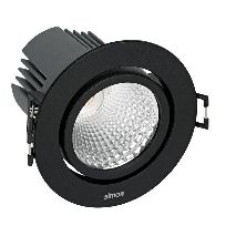 Imagen de productos 1: 703.23 Downlight Spot 20ª 4000K DALI Negro Redondo