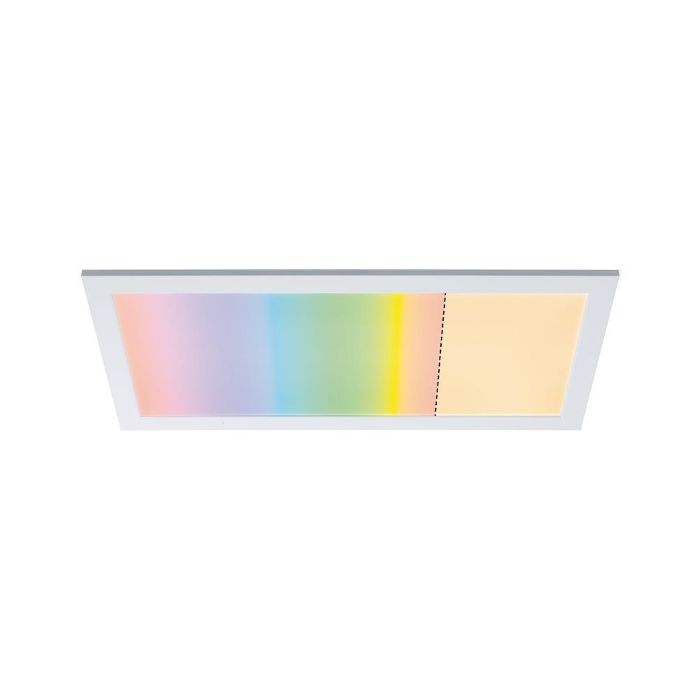Produktbild 1: Smart Home Zigbee LED Panel Amaris eckig 595x295mm 22W RGBW 2.700K Weiß matt