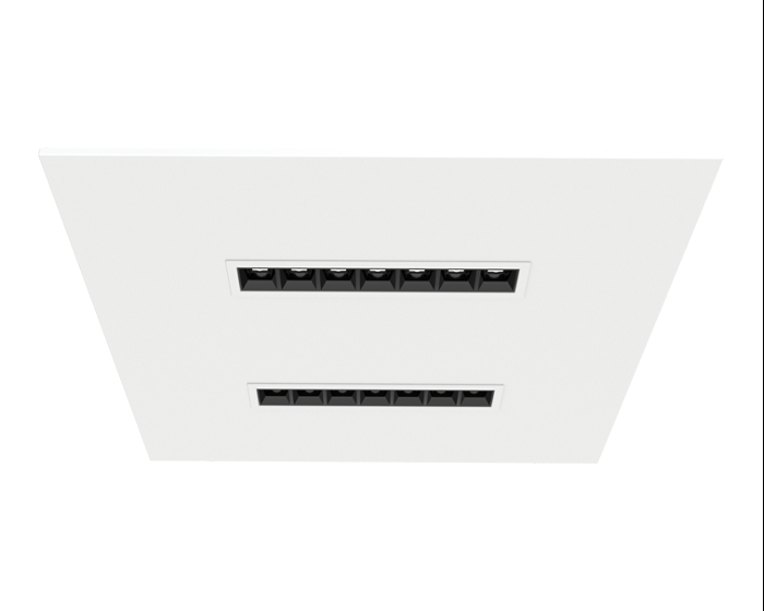 Produktbild 1: Brahe Panel RE 595x595 2xLinear LS 2600 DALI 830 White C4L-3m