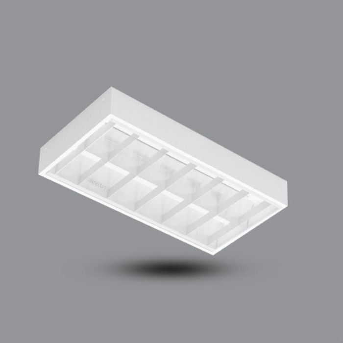 Immagine prodotto 1: Surface Reflective Luminaire PSFD Series 2x10W 4200K IP20  Inox and Strip Aluminum
