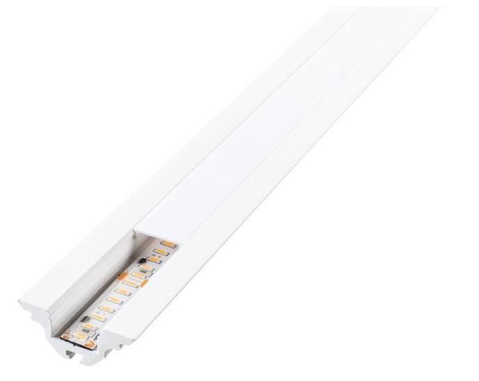 Product image 1: StripLine Profile Corner White + StripLine 1656lm/m 4000K Ra>90