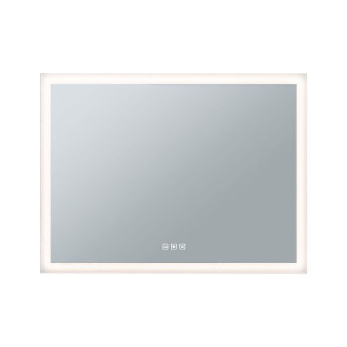 Product image 1: HomeSpa Mirra LED illuminated mirror, rectangular with heating function IP44 80x60 cm 22W WhiteSwitch