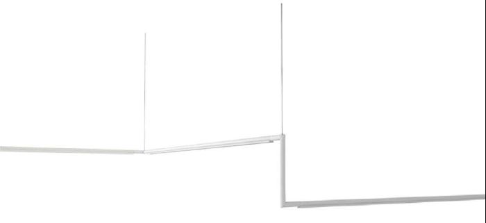 产品图片 1: SLIM SYSTEM 1200mm Suspendida Simétrica 2700K OBD Blanco