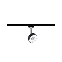 Product image 1: URail LED spot Circle 5W black matt/chrome 4000K metal/plastic dimmable