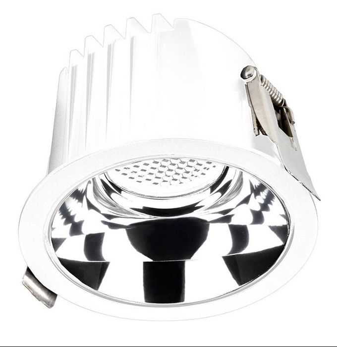 Product image 1: 800.21 Downlight 60º 3000K On-Off Blanco Honeycomb
