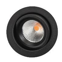 Product image 1: Junistar Eco IsoSafe Black 590lm 3000K Ra 98 Trailing edge dimming