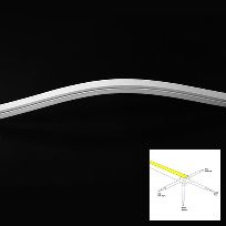 Product image 1: Top-bending 24V 20*20*1000mm 10W/m 4000K CRI90