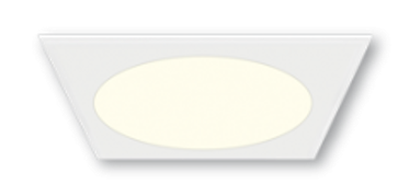 Product image 1: Ledge Recessed Circle Opal 600x600 4000K 36W DALI WT