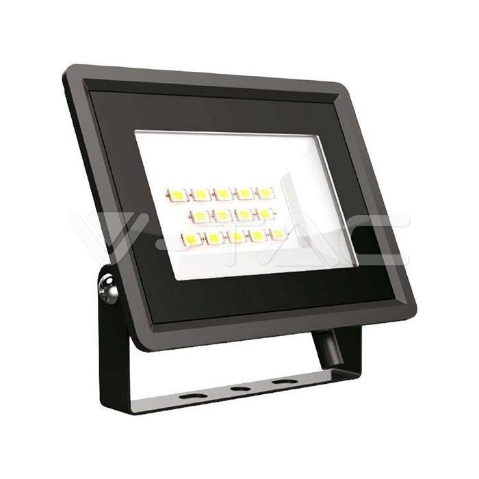 Product image 1: V-TAC 10W LED Floodlight SMD Black Body 4000K