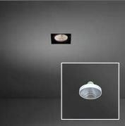 Product image 1: Mini multiple trimless for smart flat LED 4000K flood GE black