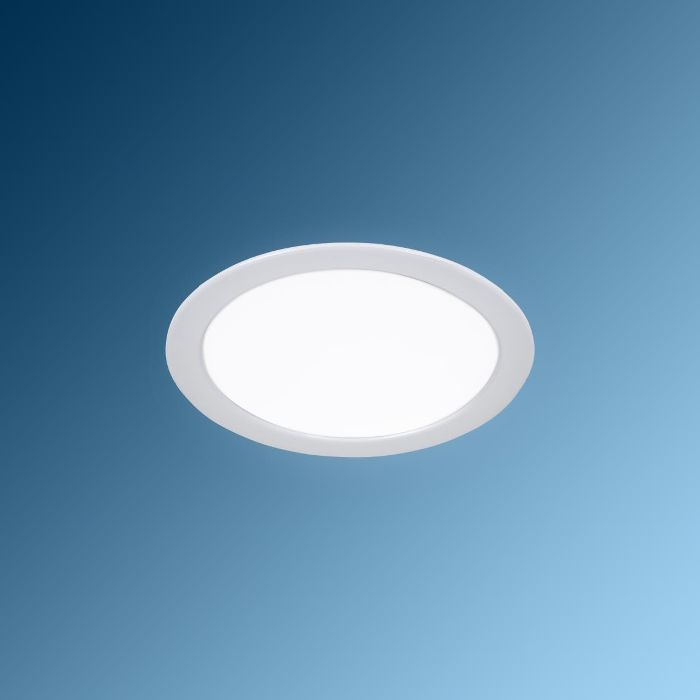 Image du produit 1: ARIANA 3000 Lm 35W AC Direct LED Downlight luminaire ,6500K , Ø200mm , PC Diffuser, White Body