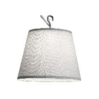 Immagine prodotto 1: TOLOMEO OUTDOOR PARALUME TESSUTO THUIA BIANCO HOOK