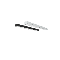 Imagen de productos 1: MXTD30-D/1200x120/L-C 线条灯 G/X  彩涂钢 黑色 4000K 01款