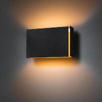 Image du produit 1: Split large 2xLED 2700K black struc - gold interior