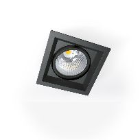 Product image 1: metis M recessed spotlight black