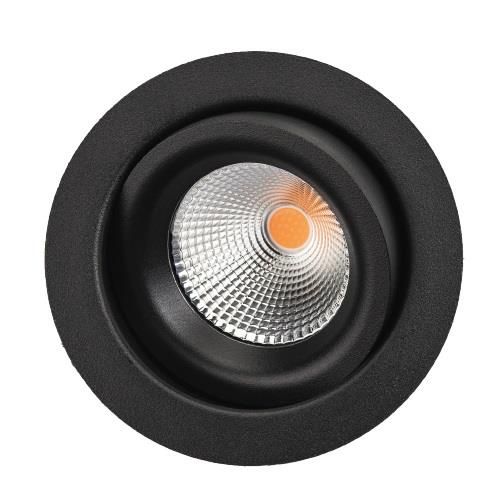 Product image 1: Junistar Eco IsoSafe Black 590lm 3000K Ra 98 Trailing edge dimming