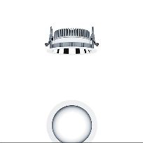 Product image 1: PANOS EVO R150L 16W LED840 LDO AL WH