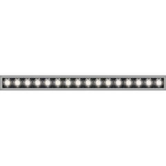 Product image 1: SHARP RECESSED TRIM 16X 48W 940 VERY WIDE FLOOD SILVER  EXT.DRV + SCREEN 4X BLACK