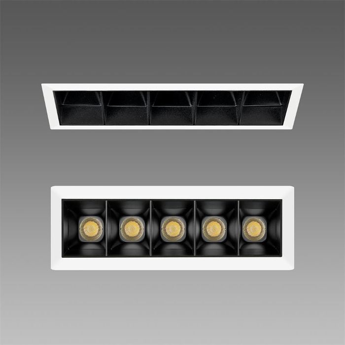 产品图片 1: M5 - recessed - UGR<lt/>16 3000K CRI 90 12W CLD White