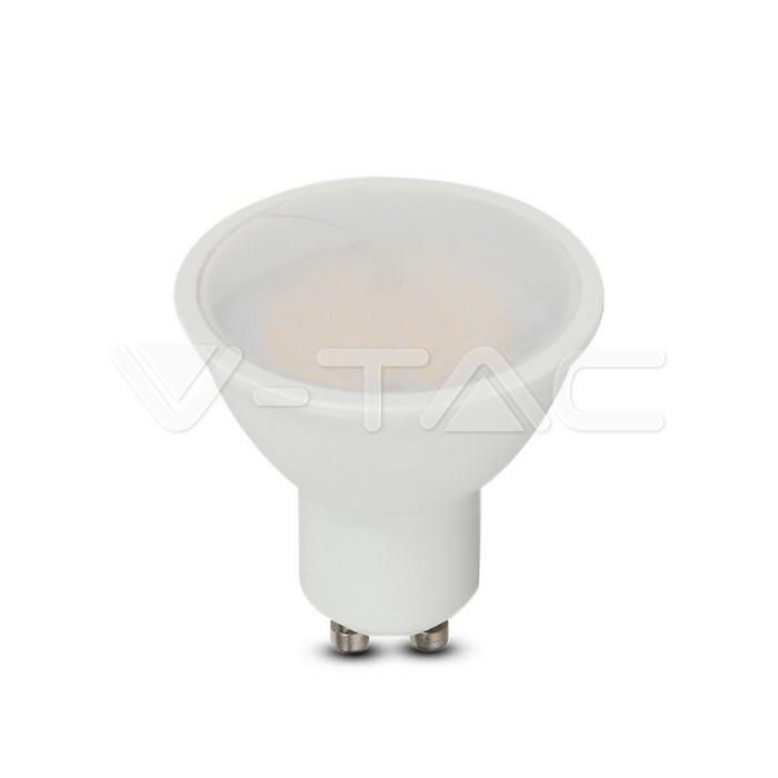 Product image 1: V-TAC LED Spotlight SAMSUNG CHIP - GU10 4.5W Smooth Plastic 110°D 6500K