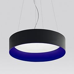 Immagine prodotto 1: TAGORA 570 SOSPENSIONE LED EMISSIONE DIRETTA DIMMERABILE DALI  3000K NERO/BLU