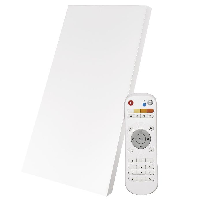 Immagine prodotto 1: LED panel 30x60 square surface mounted 24W without frame, dimmable with CCT change