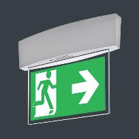 Imagen de productos 1: Seven Maintained/Non Maintained - Autotest Emergency - Arrow Right - ISO7010 Legend