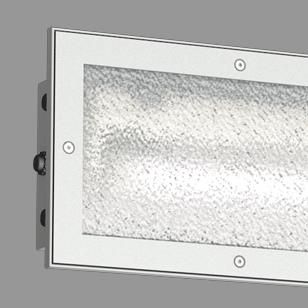 Product image 1: LUTTEROTH LED DB m1200, PC (fracture proof) clear structured, 940/4000K, asymmetric beam, SELV