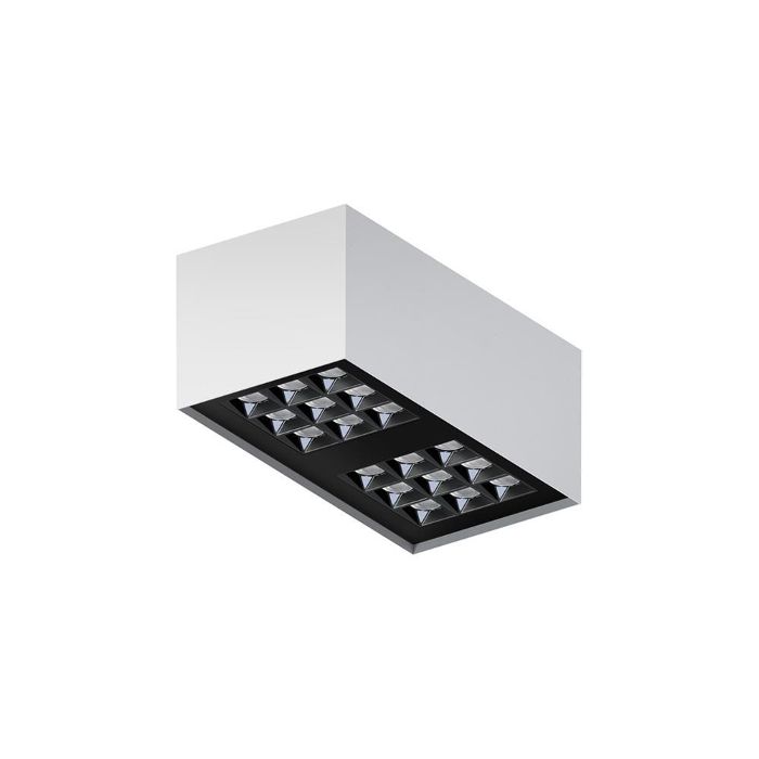 Produktbild 1: Box 2C Dark SQ 2L 2 X 19W 53° 3000 K
