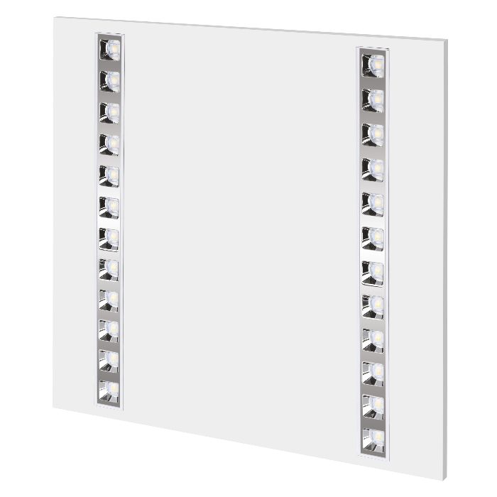 Product image 1: LED panel troffer 60×60, built-in, white, 36W, neutral white, UGR