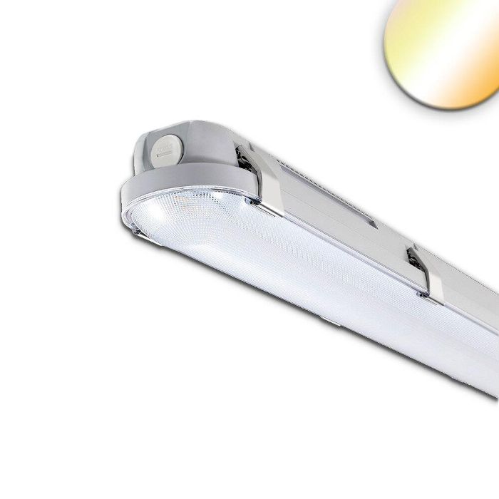 Produktbild 1: LED Wannenleuchte 120cm mit Notlichtfunktion, IP65, PowerSwitch 25-40W, ColorSwitch 3000|4000|5000K