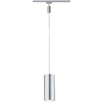 Produktbild 1: URail, LED Pendel, 1x6W, Barrel 230V, Chrom matt / Alu eloxiert