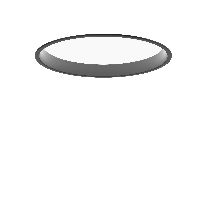 Product image 1: LP Circle Recessed Ø260 Black LED 3000K 13W
