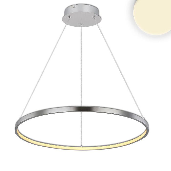 Product image 1: LED Pendant lamp Ring 29W, silver, warm white