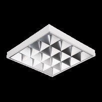 Product image 1: OFFICE PLUS LB LED n/t ED 56W 6450lm 4000K white matt white aluminum