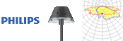 Curva Polar: TownTune Central Post-Top DTC BDP262 1 xLED64-4S/827 DM70 DR