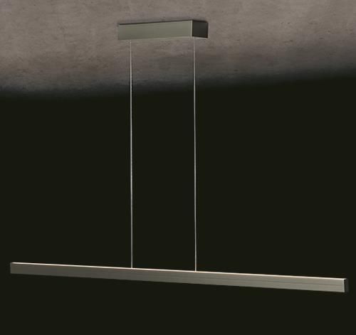 Product image 1: Pendant Lamp Avior M platin with dim-to warm