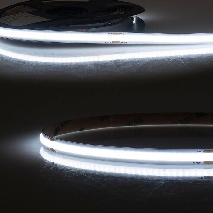 Imagen de productos 1: LED COB965 Linear flex stripe, 24V DC, 8W, IP20, 6500K, 5m roll, 480 LED/m