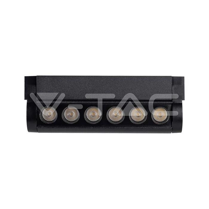 Product image 1: V-TAC  5W LED Magnetic Linear Spotlight Slim Adjustable 4000K Black Body