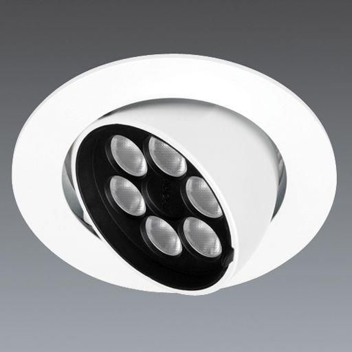 Image du produit 1: D-CO LED DL 6X1,2W GYRO 3K 35° 350mA WHI
