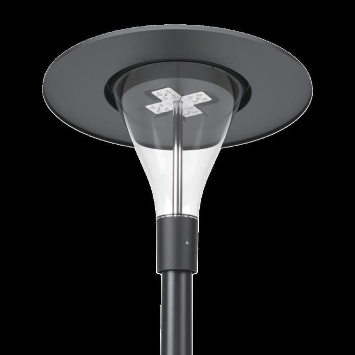 Product image 1: AVENIDA LENS LED Modern hat 18W 2200lm 3000K IP66 O19 - for recreational areas graphite II